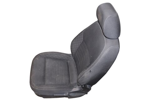 Sedadlo vodiča mechanické vyhrievané čierne + vzor 5JA881405CDFXO