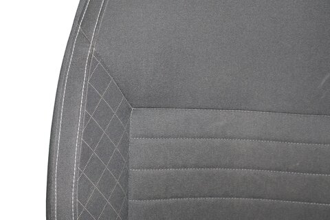 Sedadlo spolujazdca mechanické vyhrievané čierne + vzor 5JA881406BTFXO