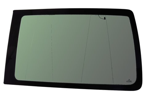 Sklo bočné zadné ľavé tmavo zelené (pre rázvor 3000mm) s anténou 7H5845331AD