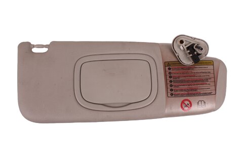 Slnečná clona svetlo šedá pravá (tienidlo)