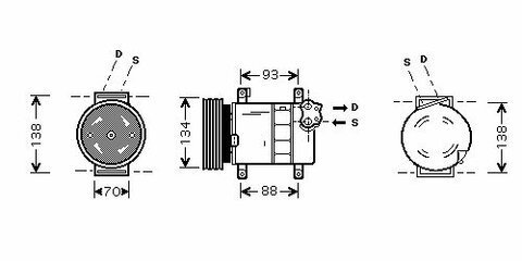 Kompresor klimatizácie