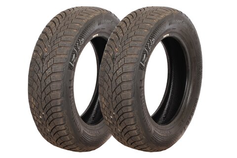 Súprava dvoch pneumatík - ZIMNÁ 185/65 R15 88T Continental WinterContact TS870 (6,5 mm) rok 2021