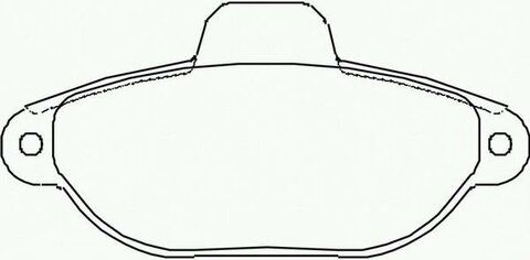 Brzdové doštičky predné