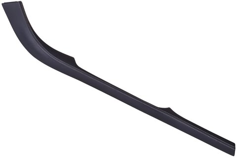 Vrchná lišta stredového tunela - ľavá, čierna koža + sv. šedá niť, -2019 (Titanium Plus) DS73-F061A17-CL