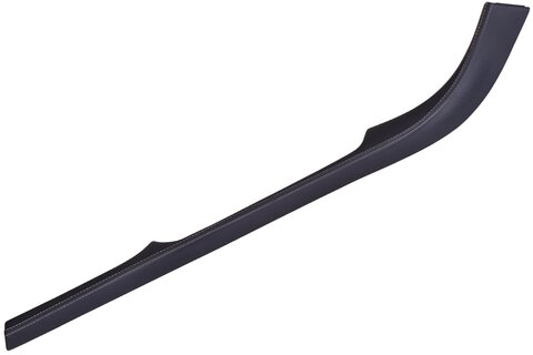 Vrchná lišta stredového tunela - pravá, čierna koža + sv. šedá niť, -2019 (Titanium Plus) DS73-F061A16-CL