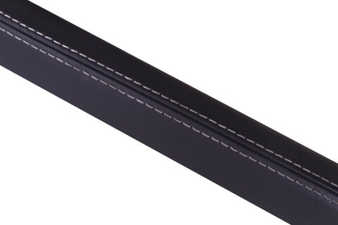 Vrchná lišta stredového tunela - pravá, čierna koža + sv. šedá niť, -2019 (Titanium Plus) DS73-F061A16-CL