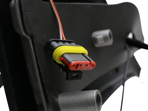 Zrkadlo elektrické krátke pravej P s anténou