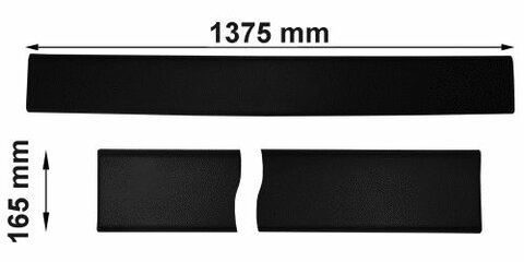 Lišta bočné bočných dverí pravá P (  bočnice L)