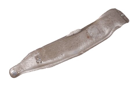 Tepelný kryt výfuku stred 2E0253733B