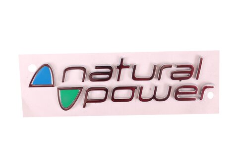 Nápis natural power