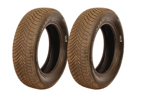 Súprava dvoch pneumatík CELOROČNÁ 175/65 R14 82T CONTINENTAL AllSeasonContact (6 mm) rok 2023