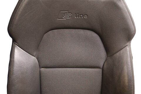 Sedadlo spolujazdca mechanickej vyhrievanej kože/látka S-line 4F0881406AEMRA