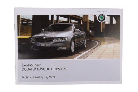 Dodatok návodu na obsluhu SUPERB 2 3T0012025HA
