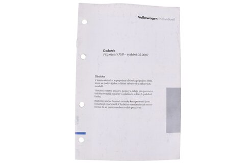Návod na obsluhu - Pripojenie USB VW Passat (B6) CZ 281.552.USB.15