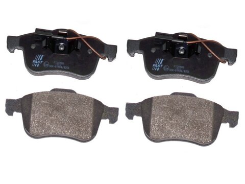 Zadné brzdové doštičky s 2 senzormi