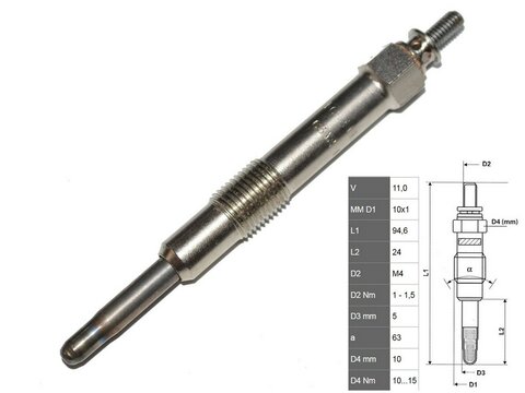Žhaviaca sviečka fast 46451951