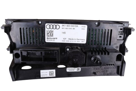 Panel ovládania automatickej klimatizácie (bez výhrevu sedadiel) 8K1820043BA