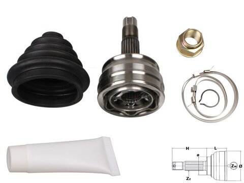 Homokinetický kĺb hnacej hriadele