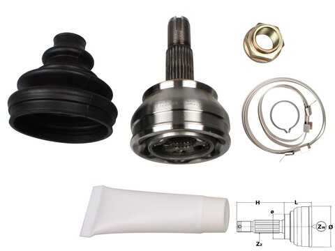 Homokinetický kĺb hnacej hriadele