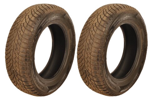 Súprava dvoch pneumatík ZIMNÁ 195/65 R15 91T KUMHO WINTERCRAFT WP52 + (5 mm) rok 2025