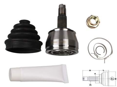 Homokinetický kĺb hnacej hriadele