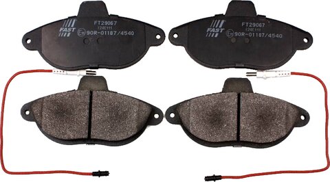 Brzdové doštičky predné