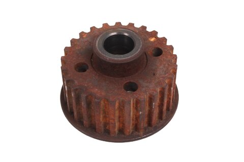 Rozvodové koleso kľukové hriadele s komínčekom