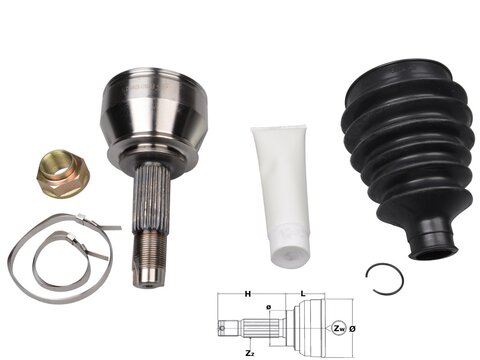 Homokinetický kĺb hnacej hriadele