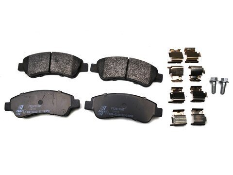 Brzdové doštičky zadné bez senzoru