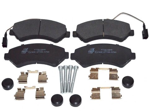 Brzdové doštičky predné 2 senzory 17Q HEAVY 11