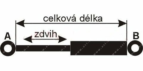 Vzpera zadných dverí Kombi