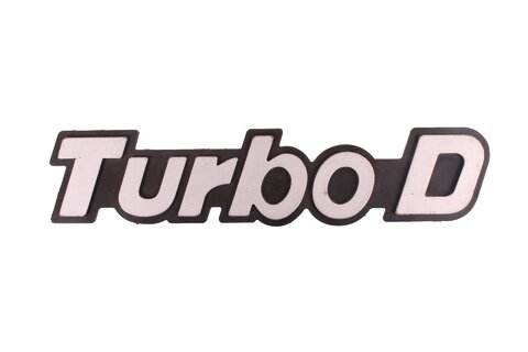 Nápis Turbo D