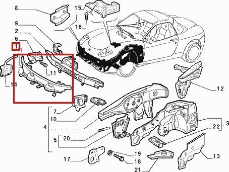 Spodná časť predného čela orig.