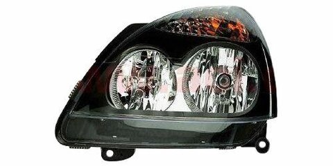 Ľavé predné svetlo H7 H1 s čiernym rámčekom (el. ovládané) -12/03