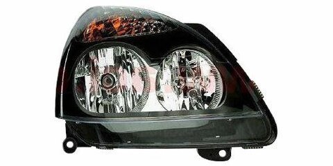 -12/03 predné svetlo H7   H1 s čiernym rámčekom (el. Ovládané) P