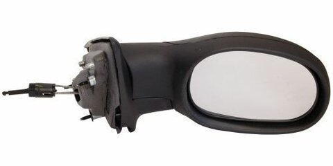 Pravé spätné zrkadlo mechanicky ovládané lankami čierne