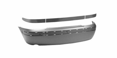 Nárazník zadný pre lak   lišty 5dv