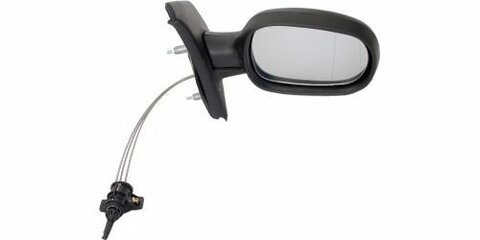 Pravé spätné zrkadlo mechanicky ovládané lankami s teplotným čidlom