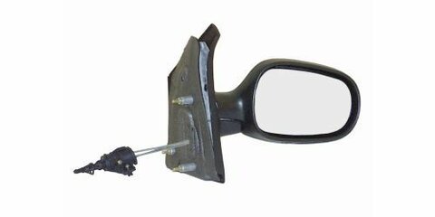 Pravé spätné zrkadlo mechanicky ovládané lankami s tepl. čidlom pre lak