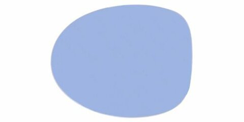 Ľavej sklo spätného zrkadla s plast. držiakom vyhrievané