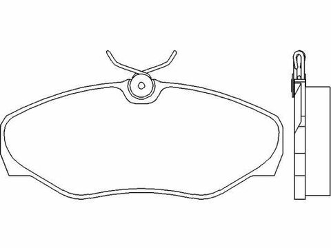 Brzdové doštičky predné ZIMMERMANN