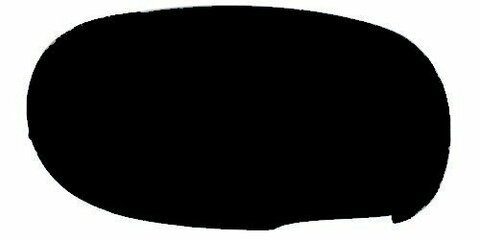 Ľavý kryt spätného zrkadla čierny