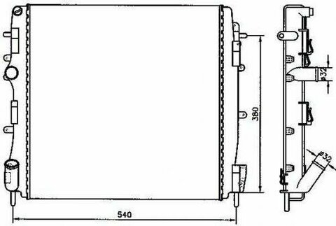 Chladič 1.5DCi (AC)
