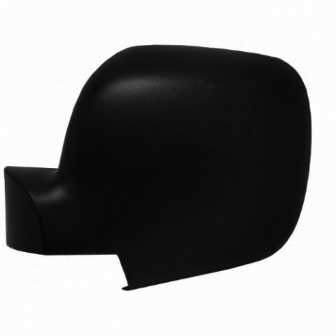 Ľavý plastový kryt zrkadlá - čierny -13