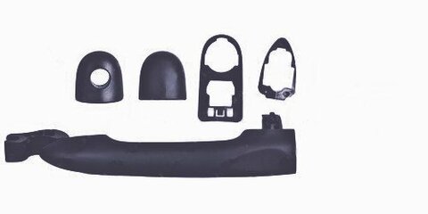 Vonkajšie kľučka predné aj zadné dverí čierna L = P