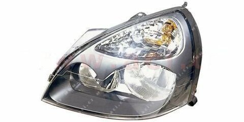 Ľavej prednej svetlo H7   H1 s šedým rámčekom elektricky ovládané