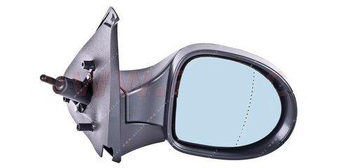 Pravé spätné zrkadlo mechanicky ovládané čierne