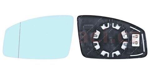 Ľavé sklo zrkadla s plast. držiakom vyhrievané asférické