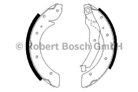 Brzdové čeľuste (sada)
