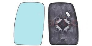 Ľavé vrchné sklo spätného zrkadla s plastovým držiakom